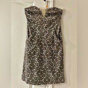 NWT Lumiere Strapless chain Dress Size Large
